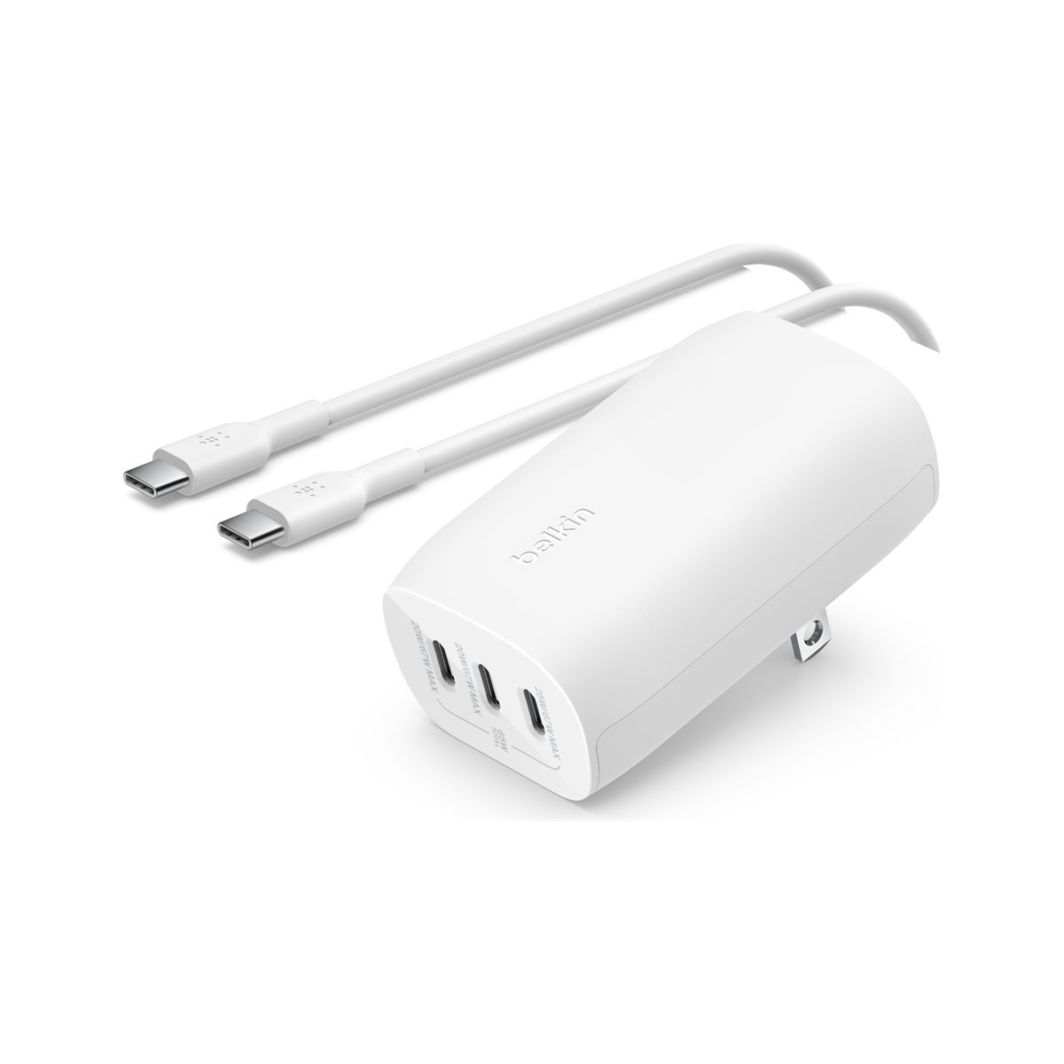 Belkin BoostCharge USB-C-Ladegerät 67W 3-Port PPS
