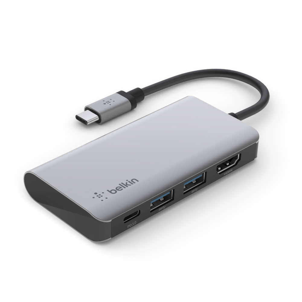 Belkin USB-C 4-in-1 MultiPort-Adapter
