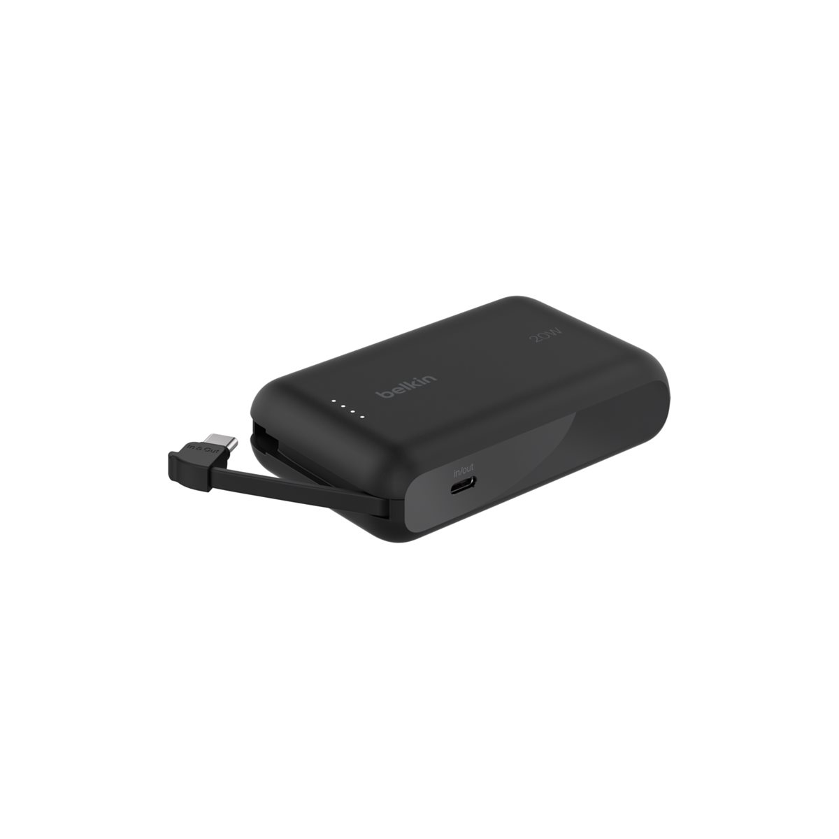 Belkin BoostCharge 10.000mAh Powerbank mit integriertem Kabel