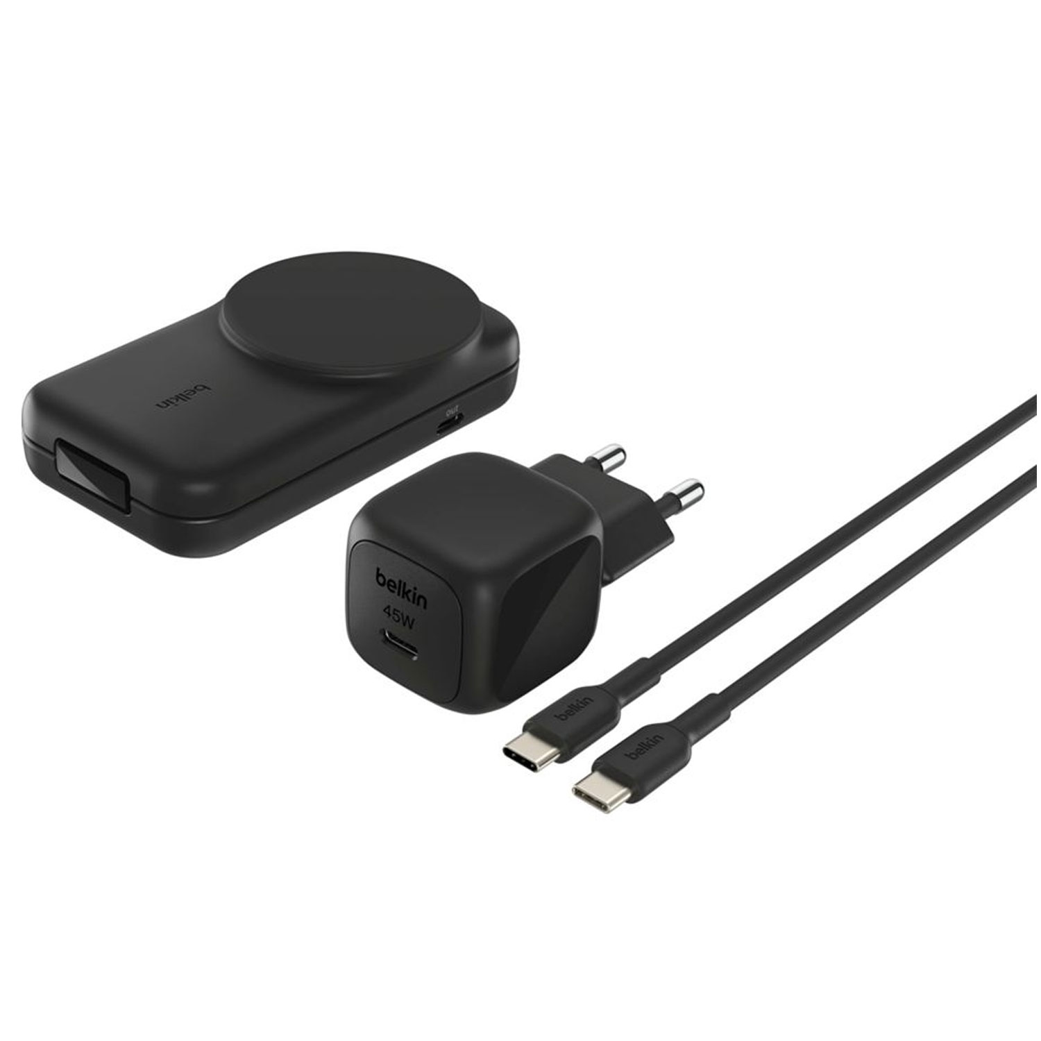 Belkin UltraCharge Qi 2.2 Ladestation 2-in-1 25W schwarz (2. Wahl)