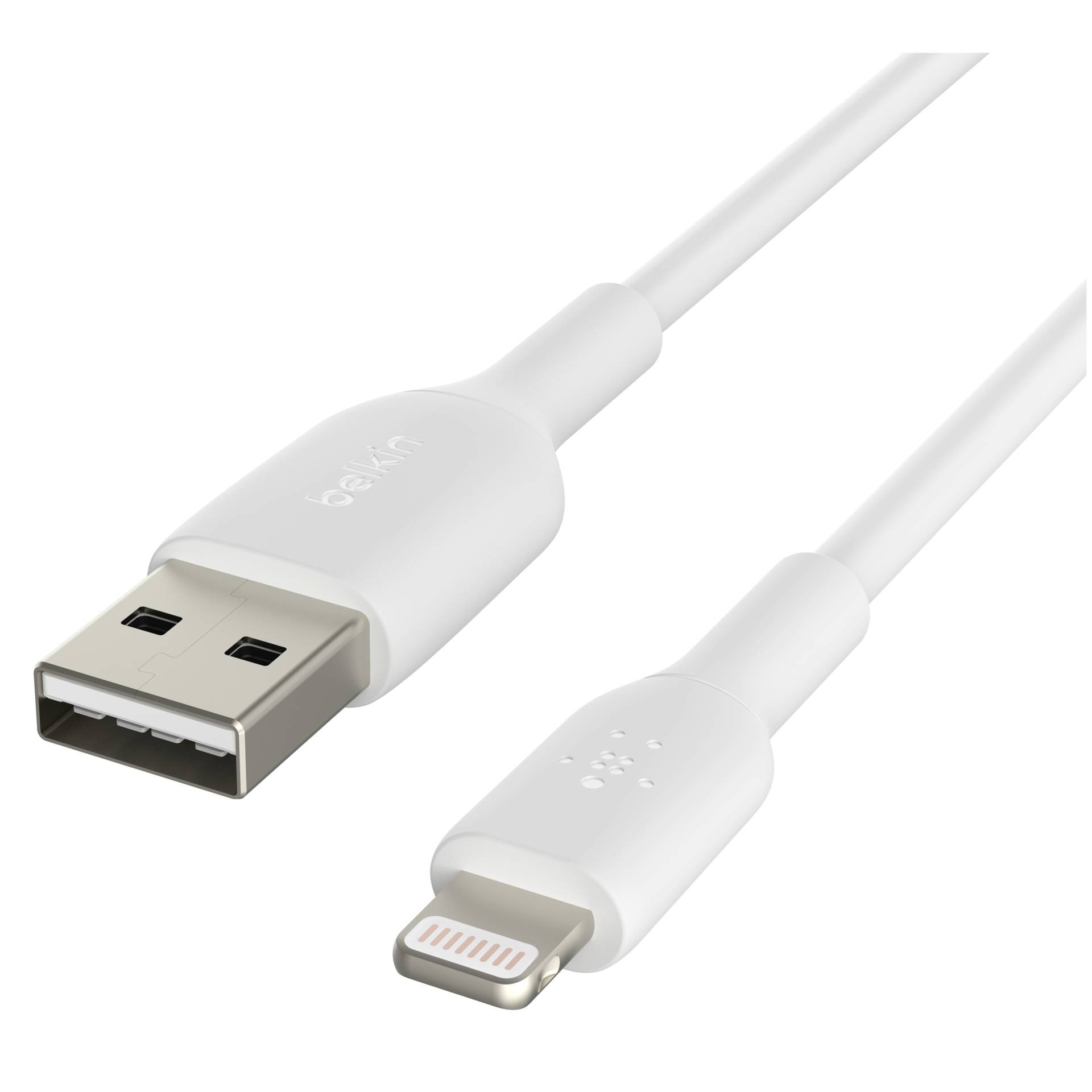 Belkin BoostCharge Lightning-auf-USB-Kabel 2m weiß