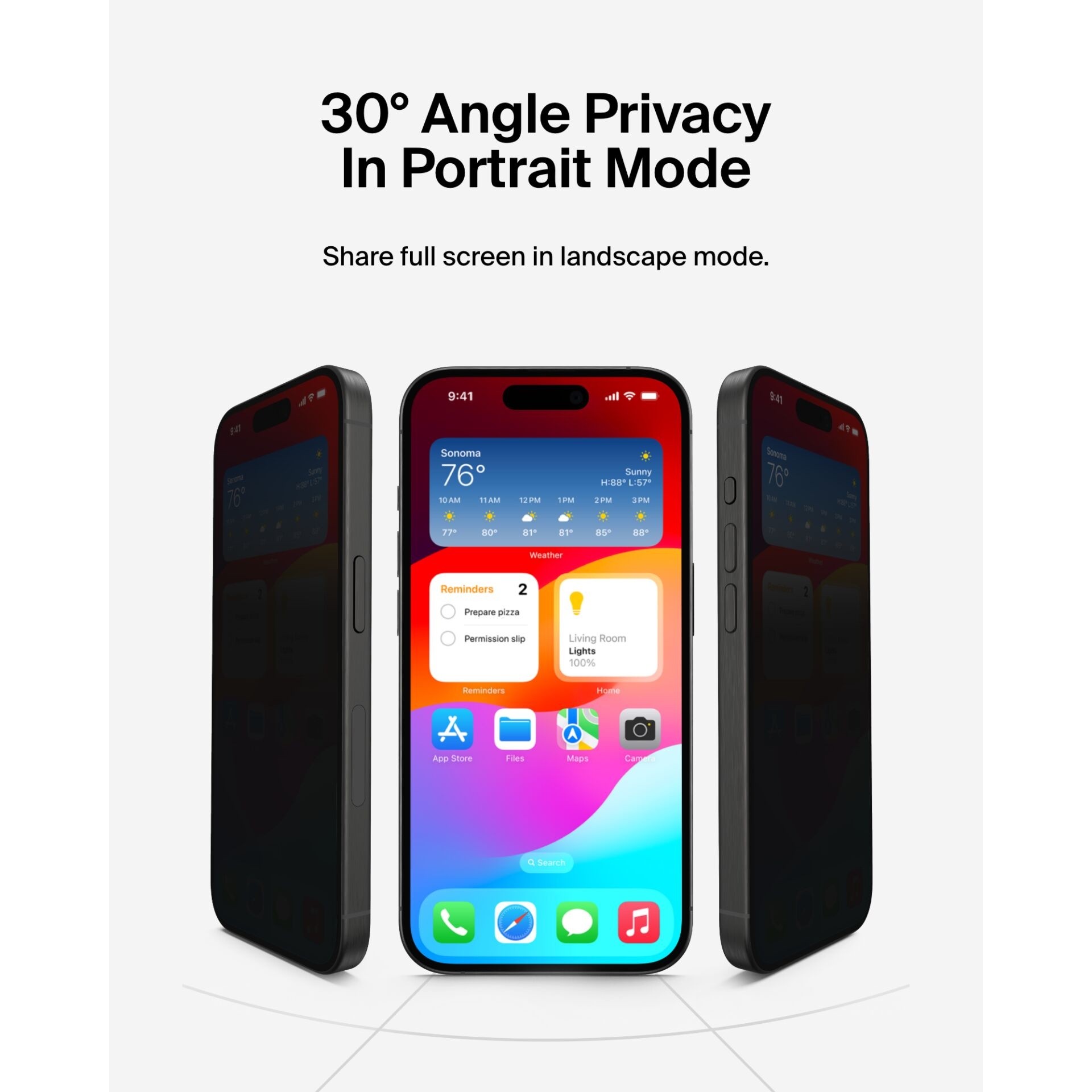 Belkin ScreenForce InvisiGlass Sichtschutz für Apple iPhone 16 Pro Max