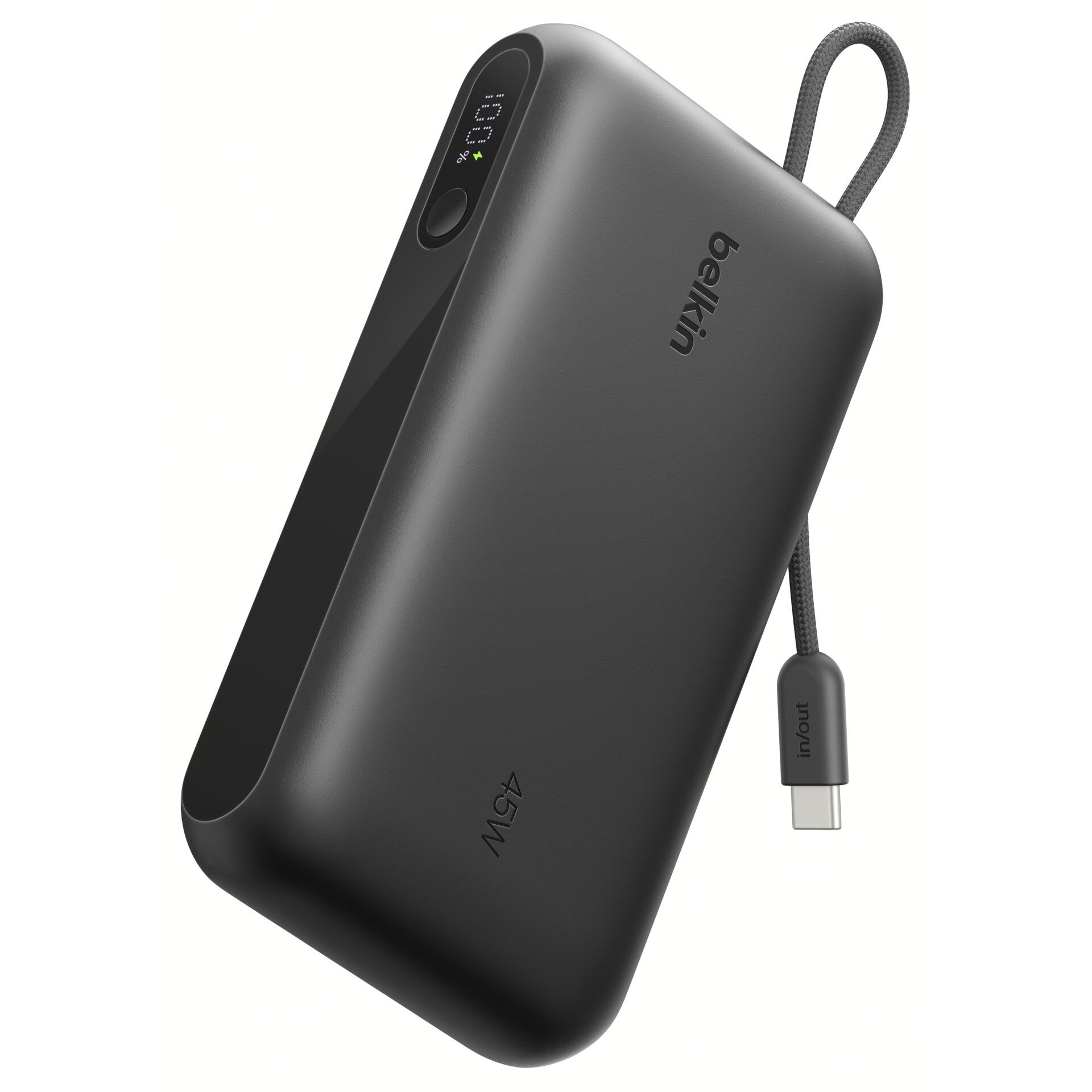 Belkin UltraCharge 20.000mAh Powerbank mit USB-C-Kabel schwarz