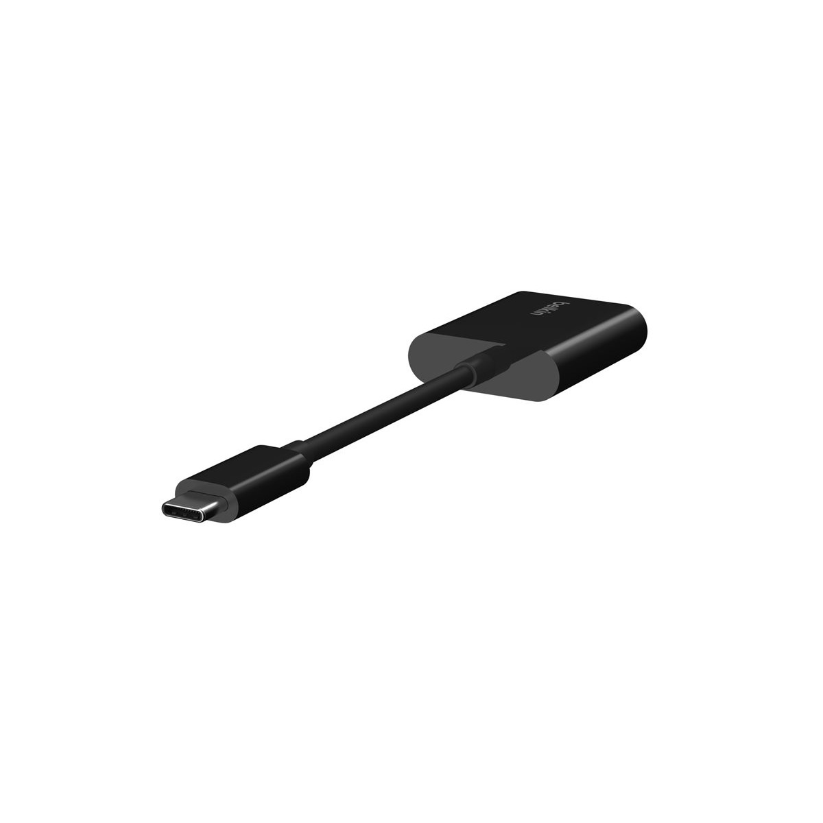Belkin Connect Audio + Charge USB-C Kopfhörer- und Ladeadapter 60W schwarz