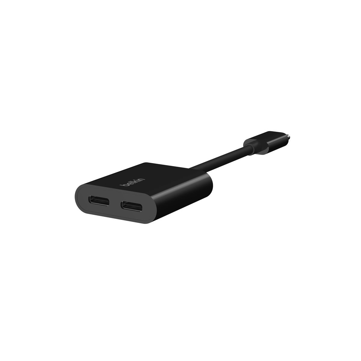 Belkin Connect Audio + Charge USB-C Kopfhörer- und Ladeadapter 60W schwarz