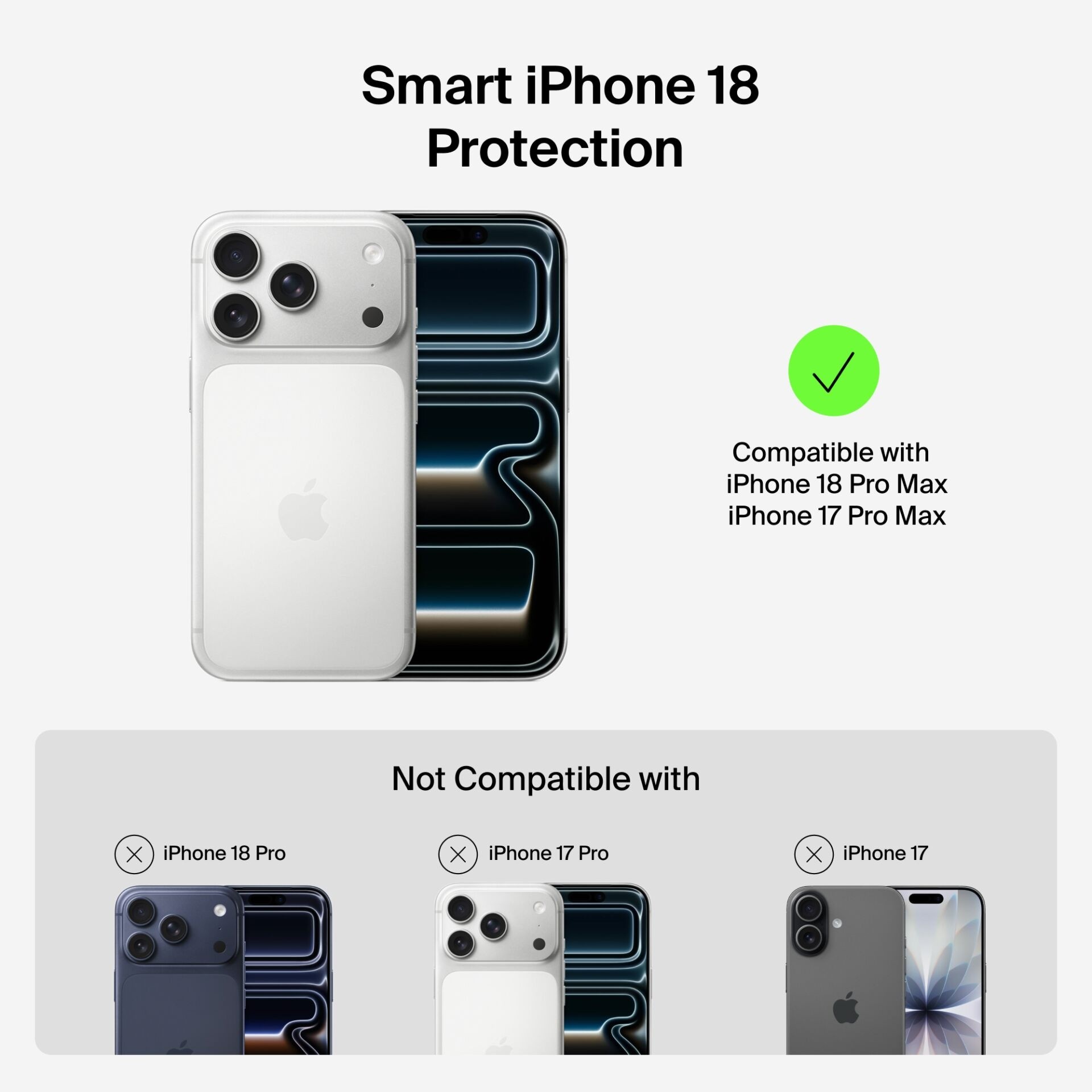 Belkin Protect Qi2 MagSafe Handyhülle für Apple iPhone 18 Pro Max schwarz