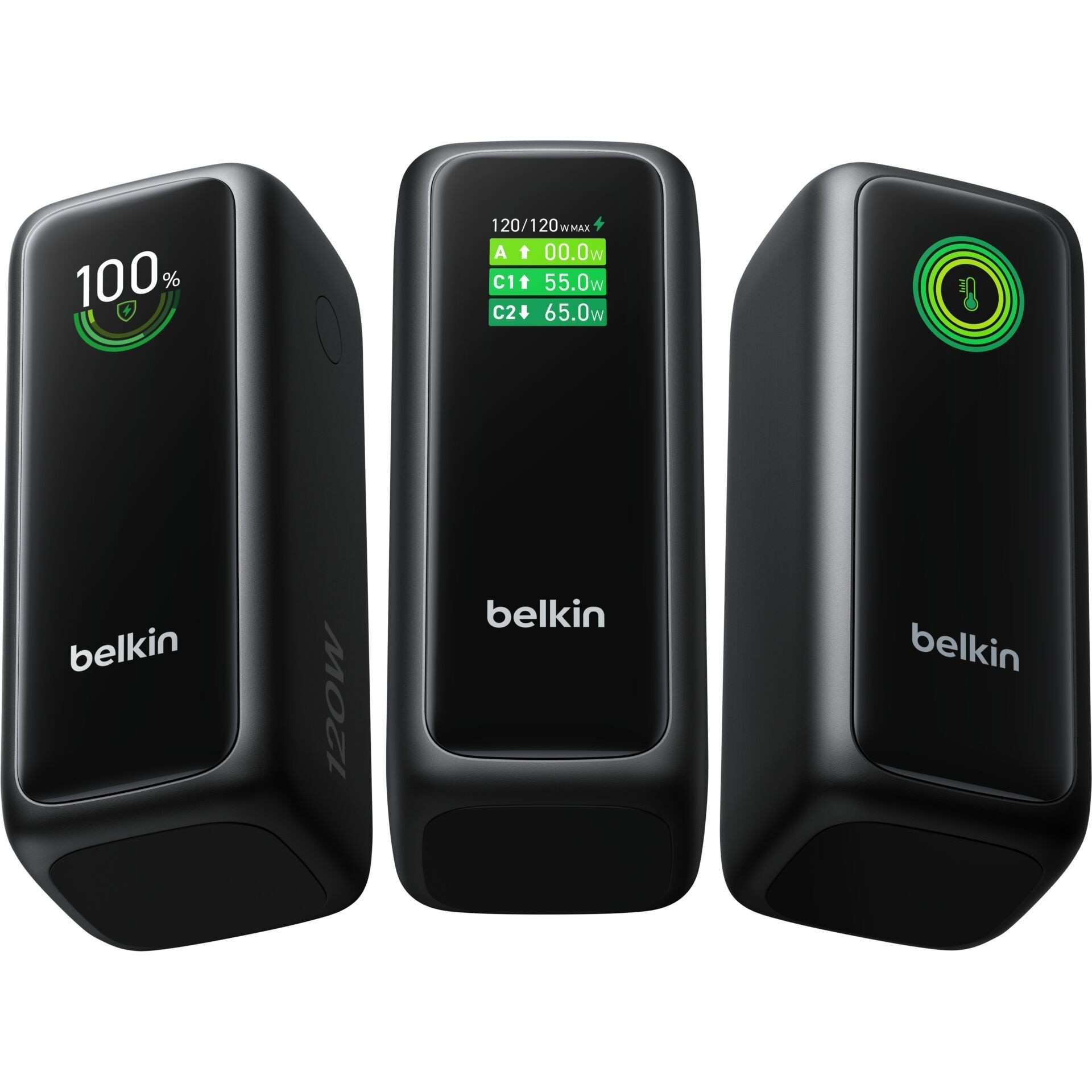 Belkin UltraCharge 22.000mAh 120W Powerbank mit integriertem USB-C Kabel