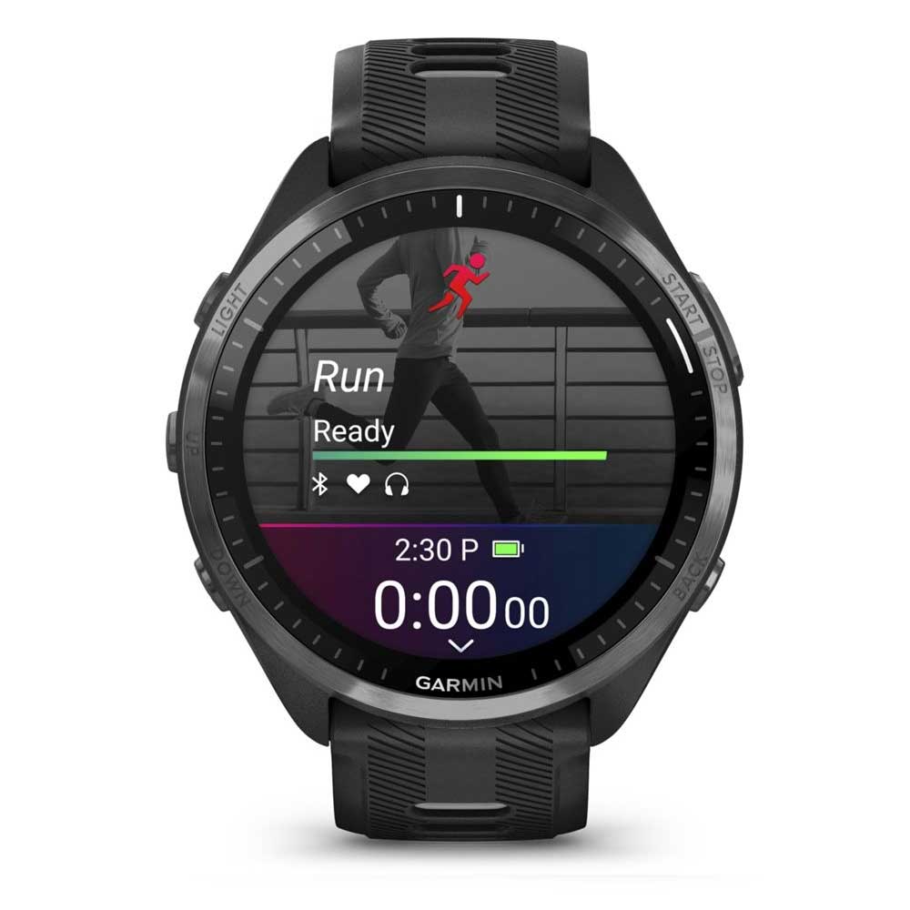 Garmin Forerunner 965 Smartwatch schwarz/carbongrau