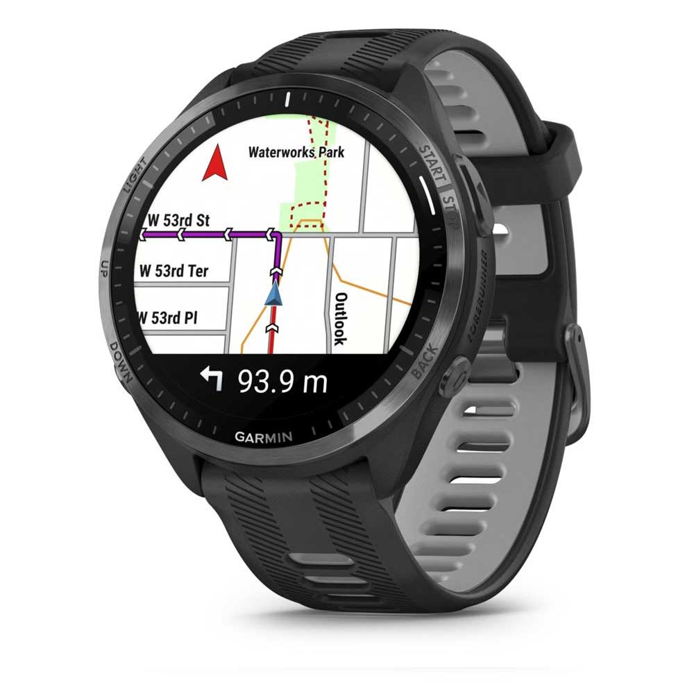 Garmin Forerunner 965 Smartwatch schwarz/carbongrau