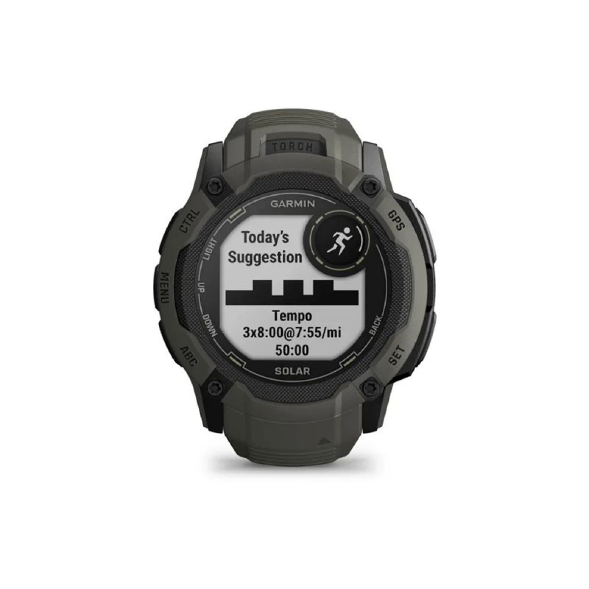 Garmin Instinct 2X Solar GPS-Smartwatch moosgrün