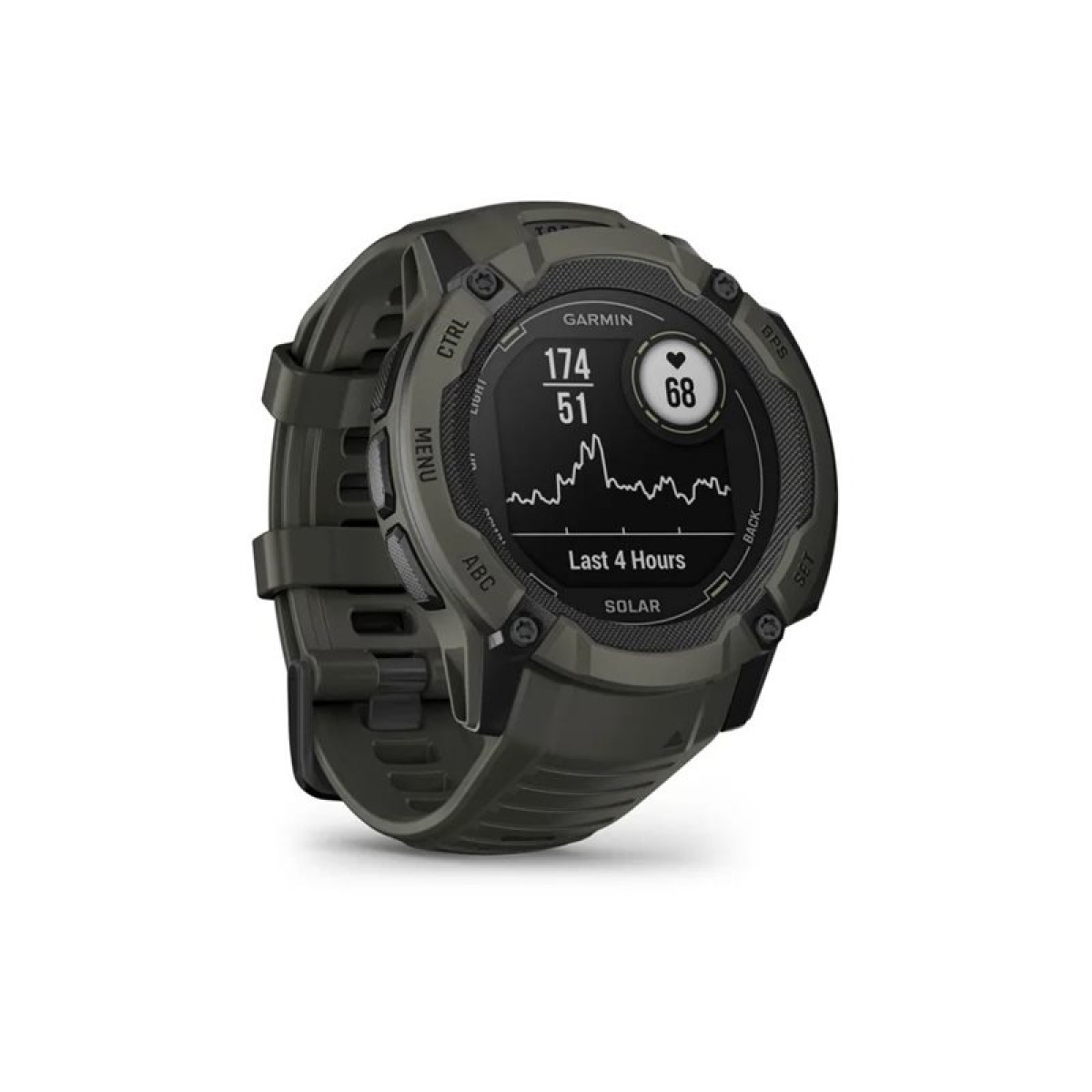 Garmin Instinct 2X Solar GPS-Smartwatch moosgrün