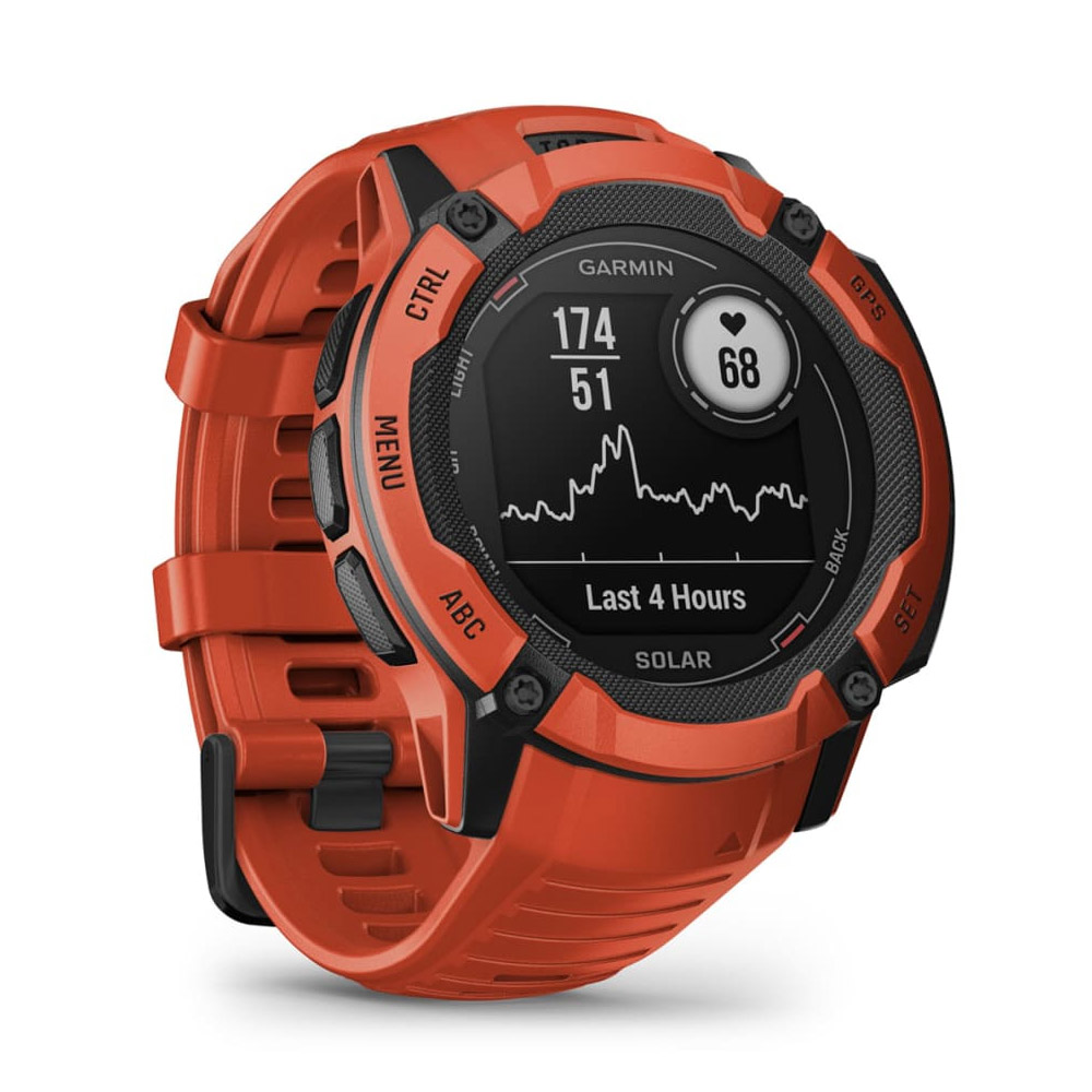 Garmin INSTINCT 2X Solar Multisport-Smartwatch rot (2.Wahl)