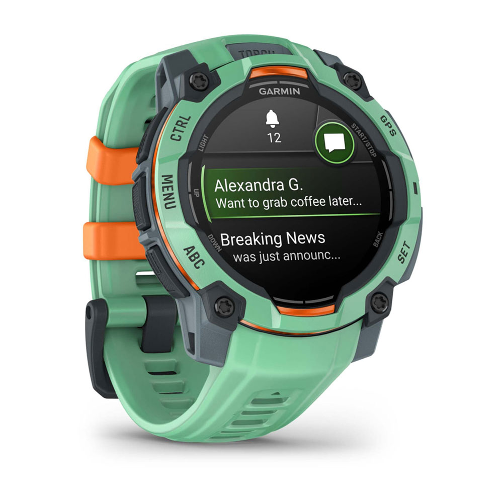 Garmin Instinct 3 45mm AMOLED GPS-Smartwatch twilight/neo tropic