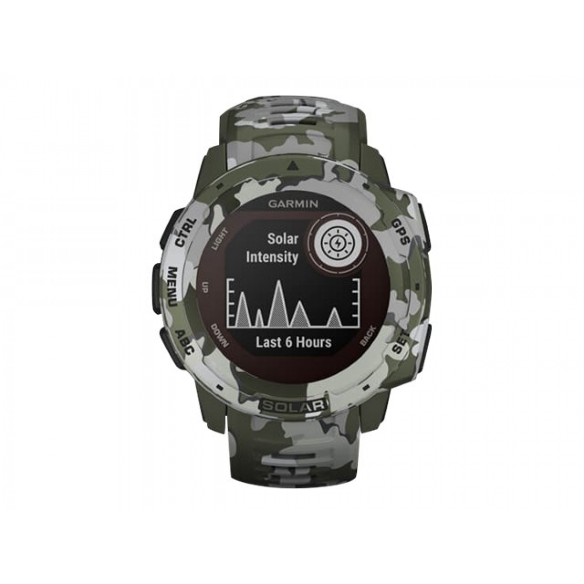 Garmin Instinct Solar Military Camo GPS-Smartwatch camo grün (2.Wahl)