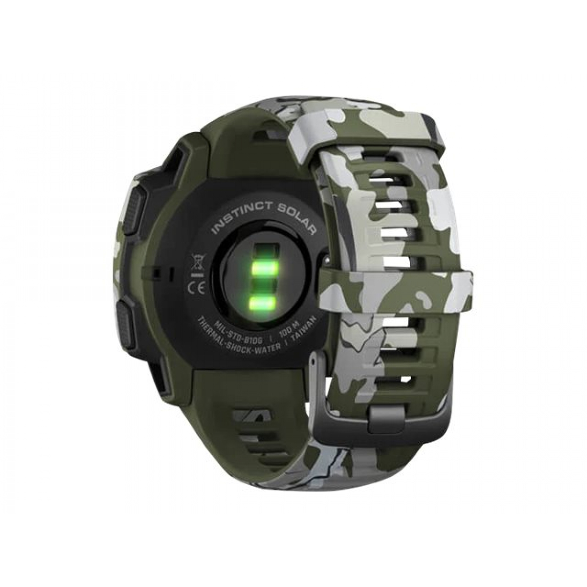 Garmin Instinct Solar Military Camo GPS-Smartwatch camo grün