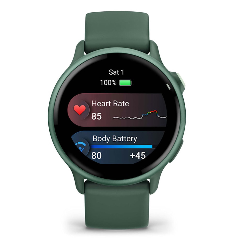 Garmin vivoactive 6 Smartwatch jaspisgrün/jaspisgrün metallic alum