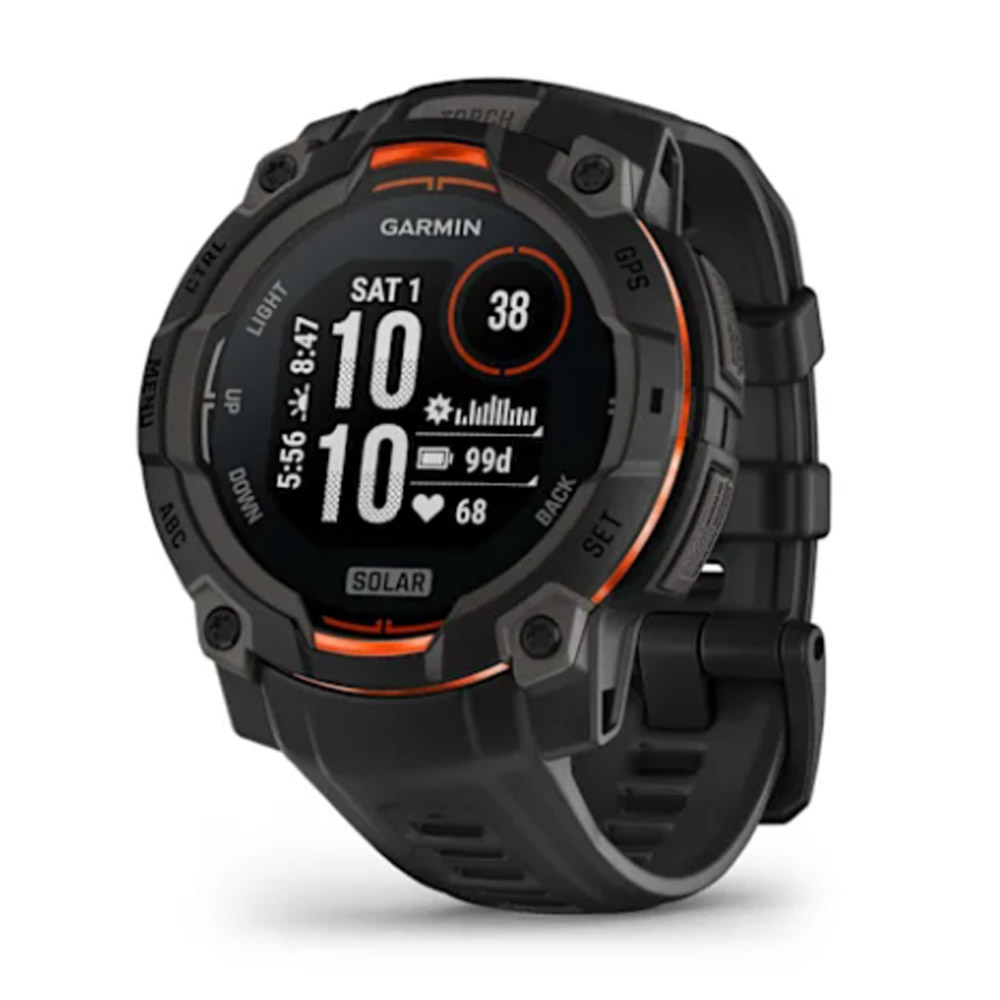 Garmin Instinct 3 Solar Smartwatch schwarz