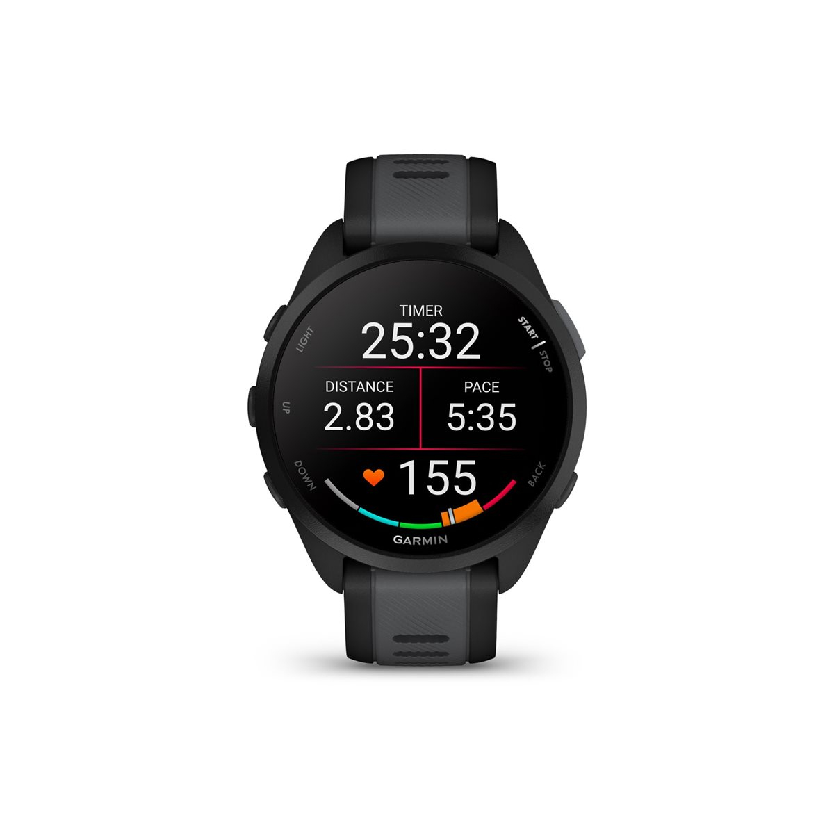 Garmin Forerunner 165 Music Smartwatch schwarz/schiefergrau