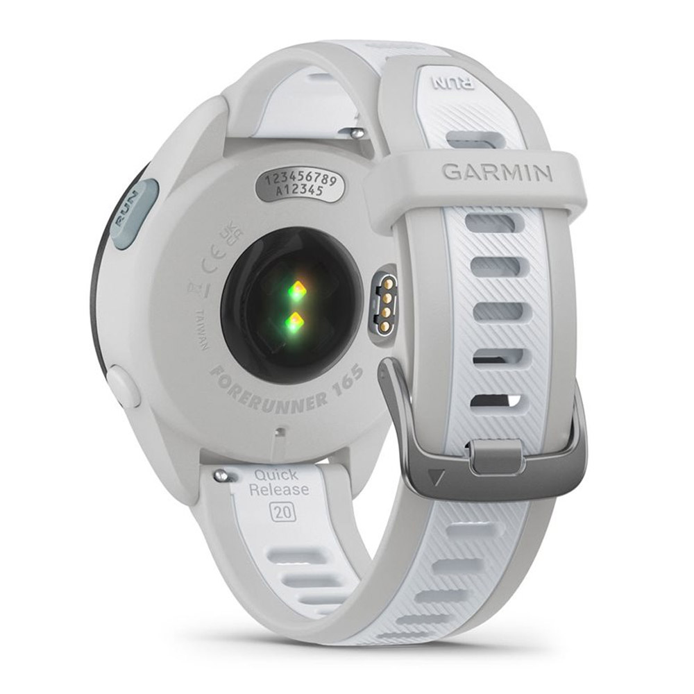 Garmin Forerunner 165 Sportuhr dunstgrau/steinweiss