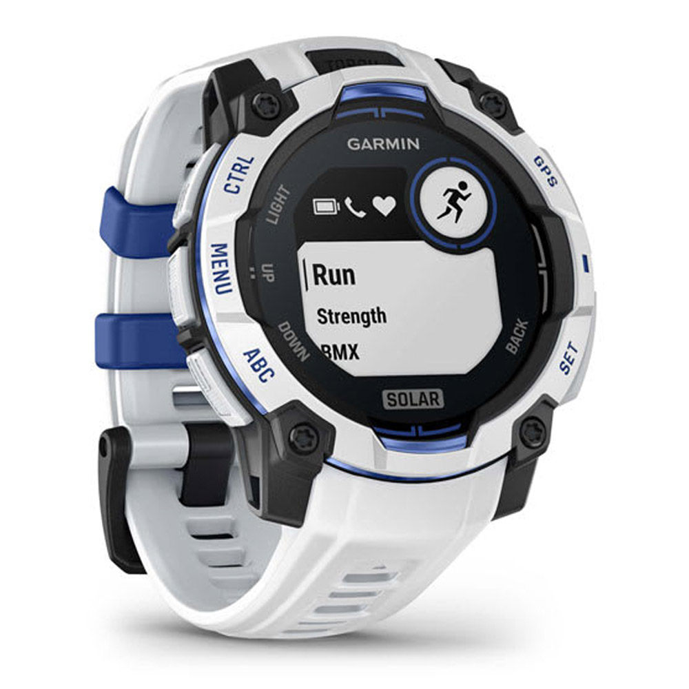 Garmin Instinct 3 45mm Solar Smartwatch Limited Edition schwarz/steinweiß