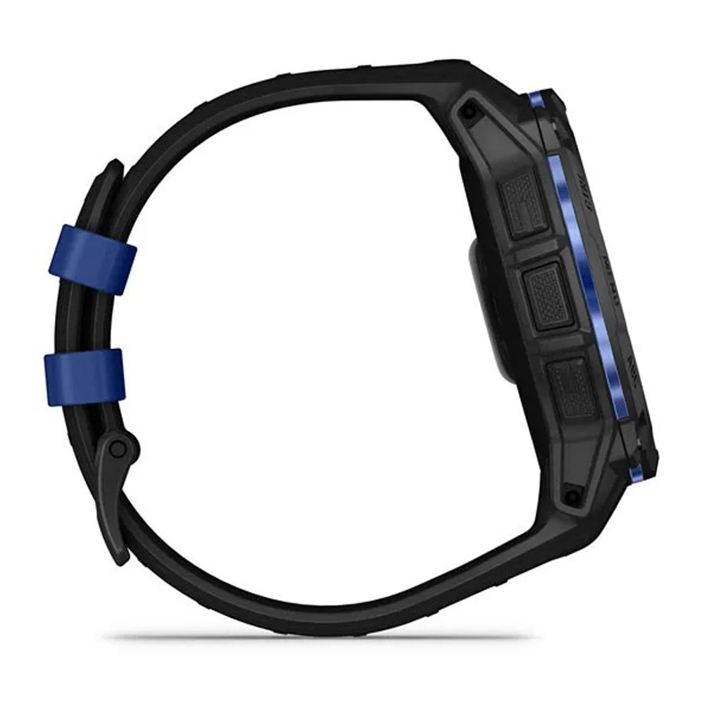 Garmin Instinct 3 AMOLED (50mm) SUPERNOVA Multisport-Smartwatch schwarz/bolt blue