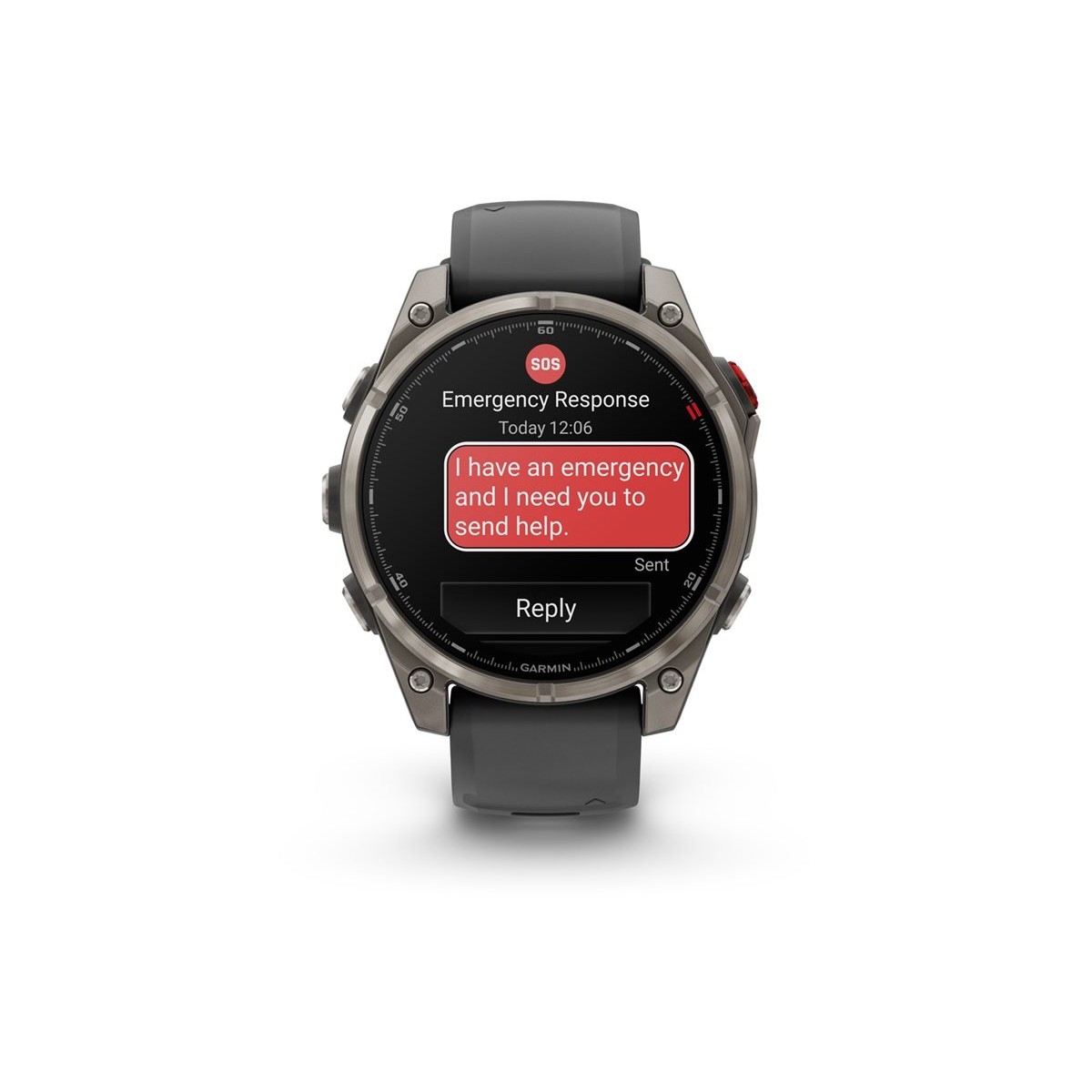 Garmin fenix 8 Pro Sapphire AMOLED 47mm Titan GPS-Multisport-Smartwatch graphit/schwarz