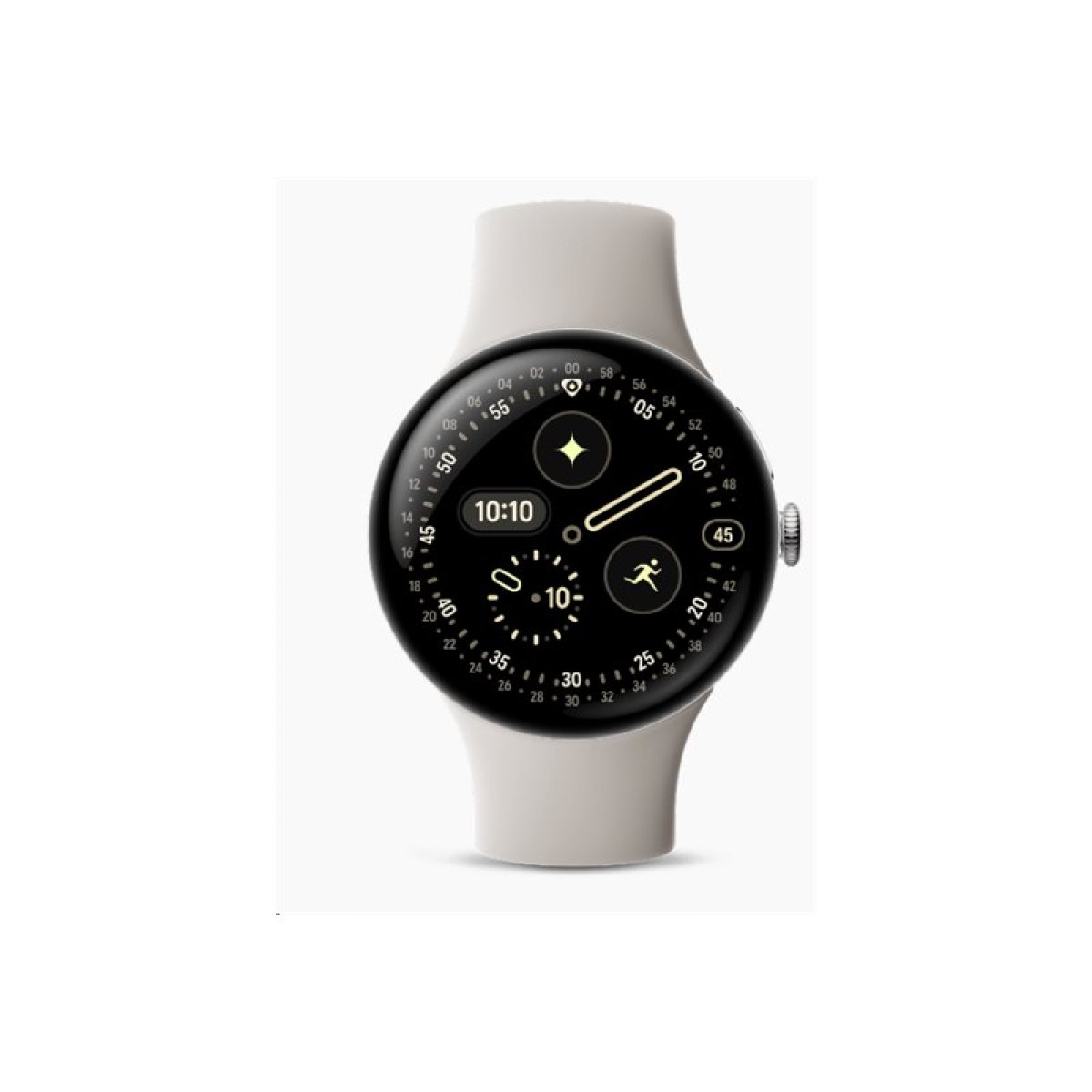 Google Pixel Watch 4 45mm WLAN Smartwatch porcelain