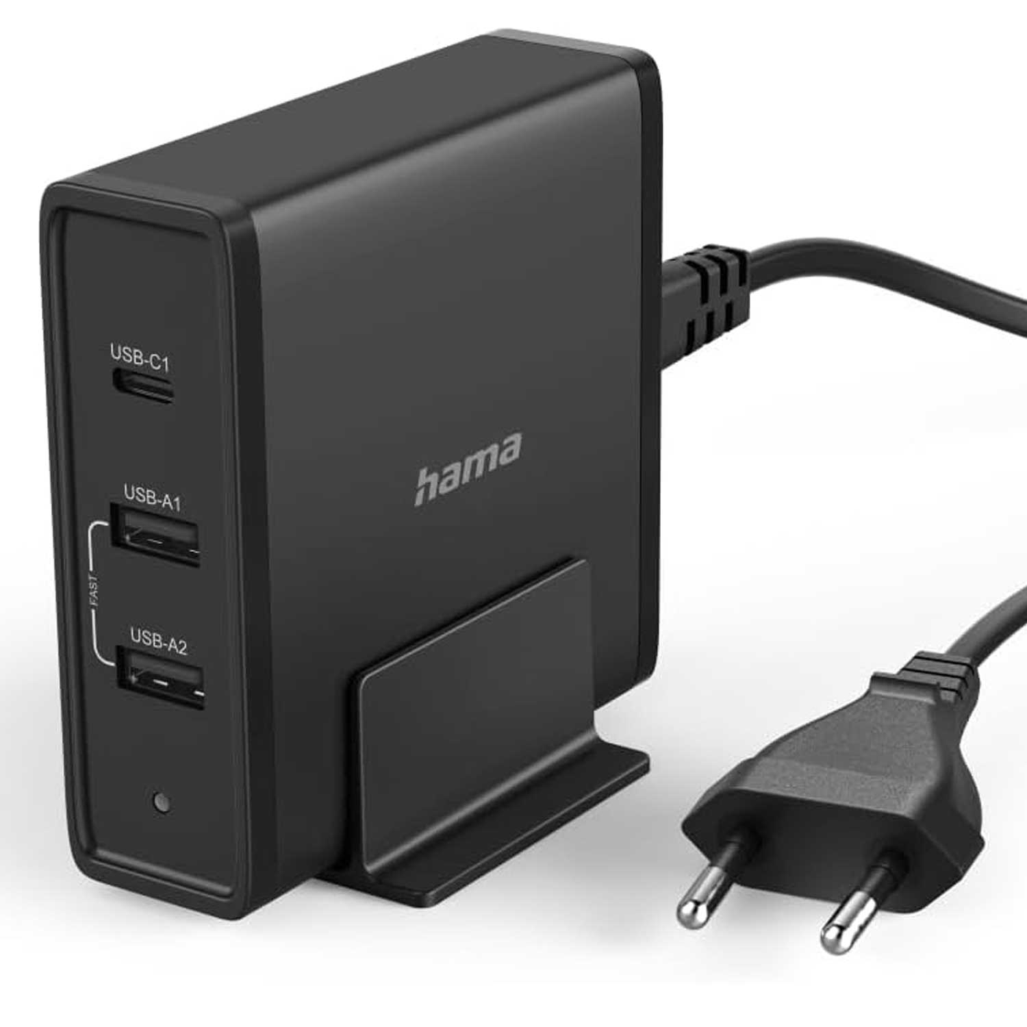 Hama Universal-USB-C-Ladestation, 3 Ports, Power Delivery (PD), 5-20V/65W
