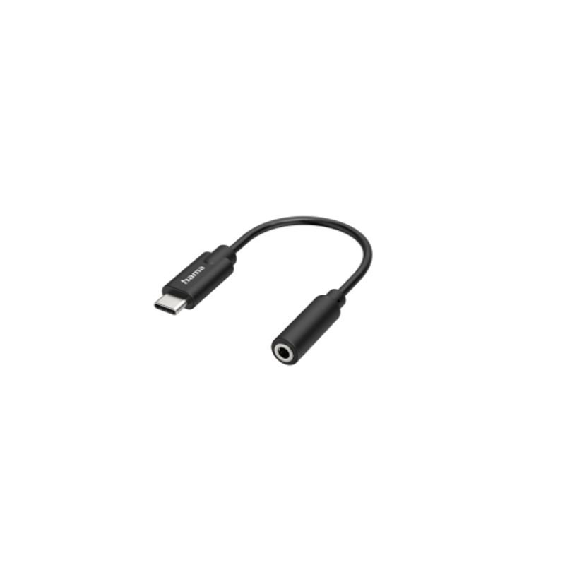 Hama Audio-Adapter, USB-C-Stecker - 3,5-mm-Klinke-Buchse, Stereo