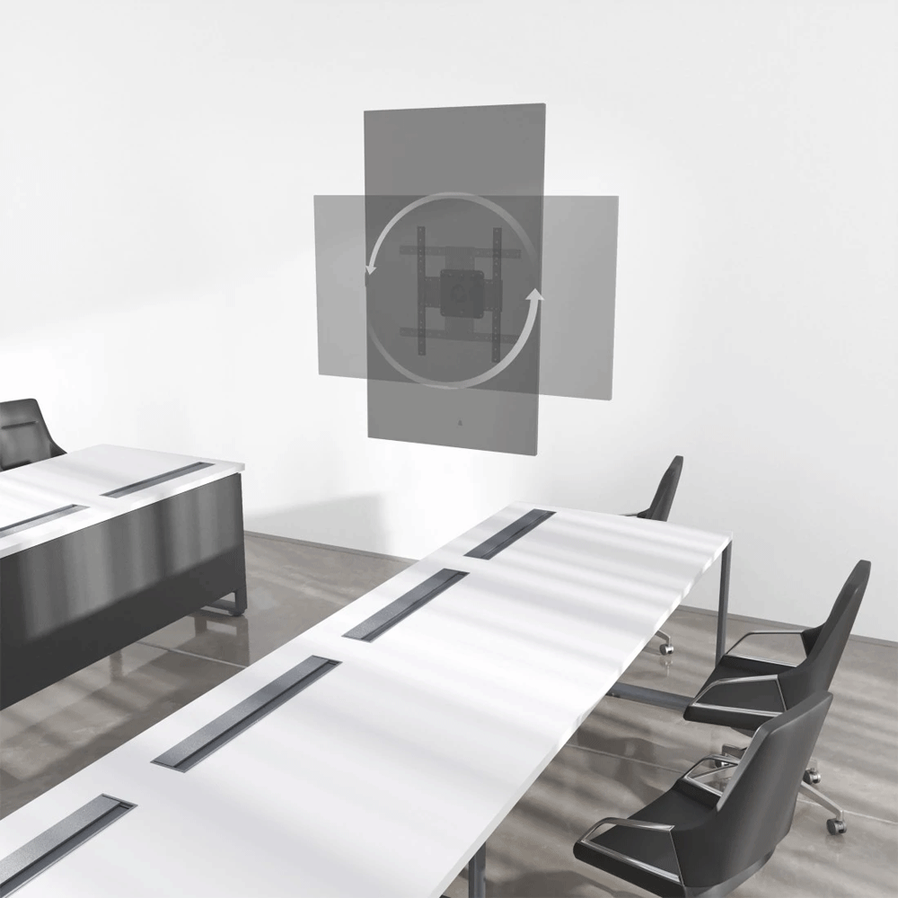 Hama TV-Wandhalterung für Hoch- und Querformat 203 cm (80