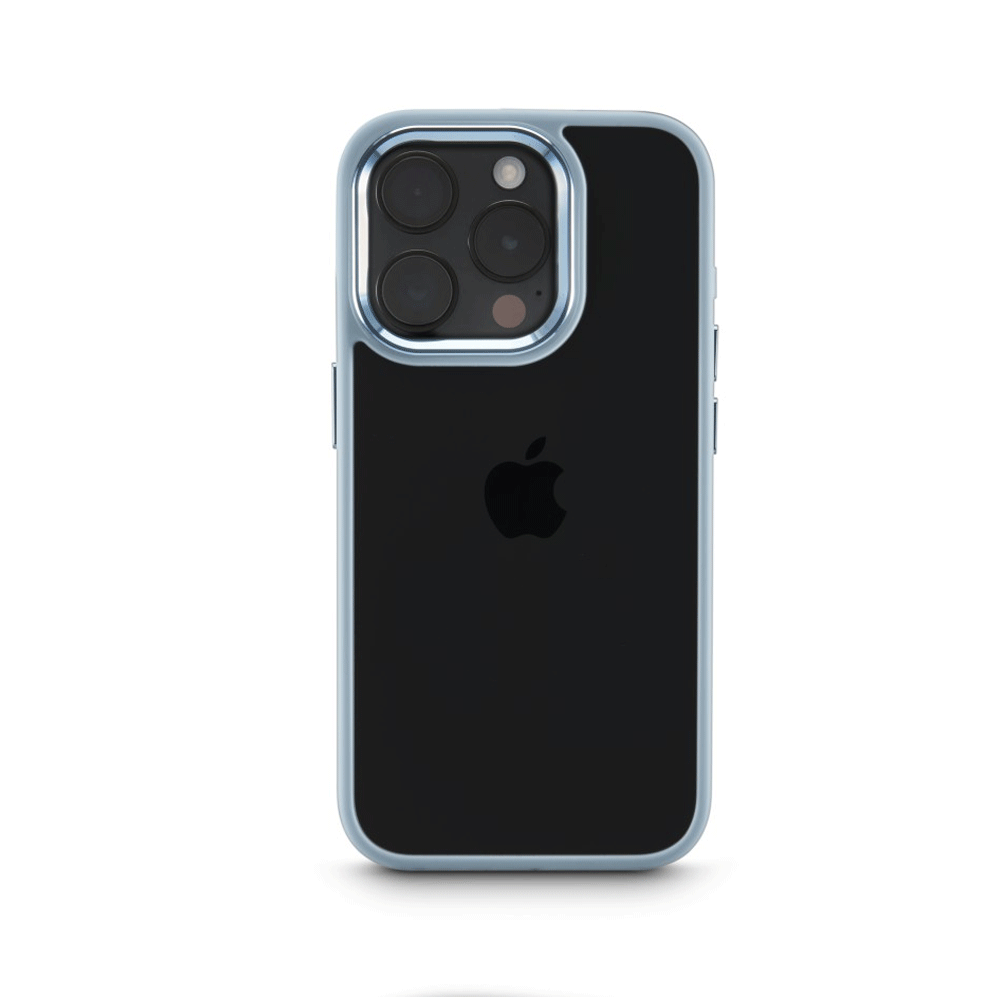 Hama Handyhülle Cam Protect für Apple iPhone 15 Pro durchsichtig Blau