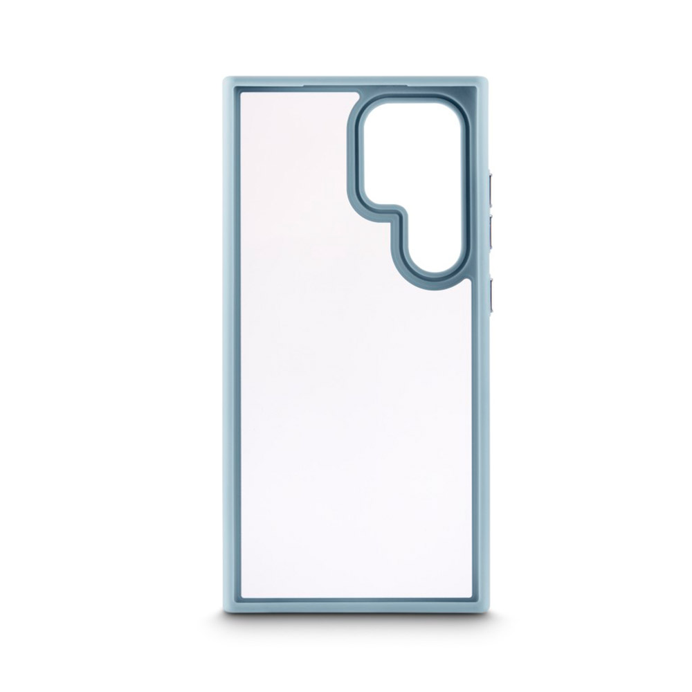 Hama Handyhülle Cam Protect für Samsung Galaxy S24 Ultra durchsichtig Blau