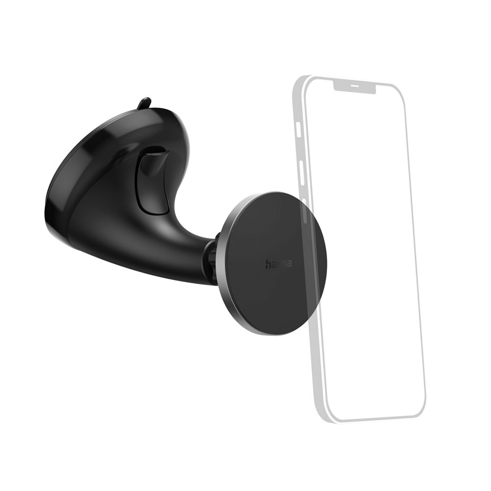 Hama Auto-Handyhalterung "MagLock", magnetisch, mit Saugnapf