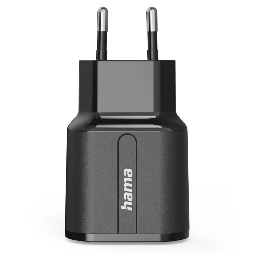 Hama Ladeadapter 2x USB-A 12W Schwarz