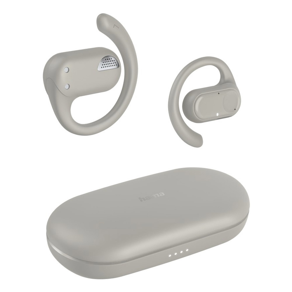 Hama Bluetooth®-Kopfhörer "Spirit Open", OWS Open Ears, True Wireless, App, Sand