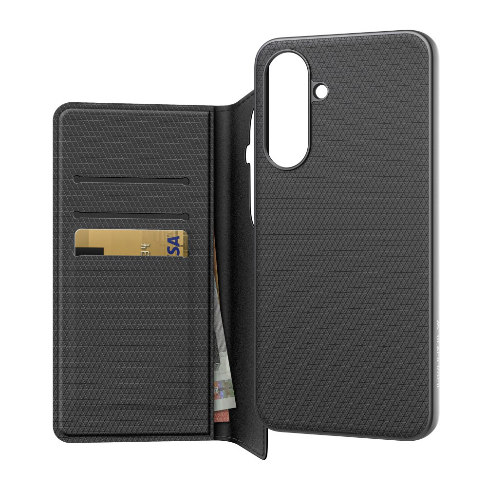 Black Rock Booklet "2-1 Wallet" für Samsung Galaxy A56 5G, Schwarz