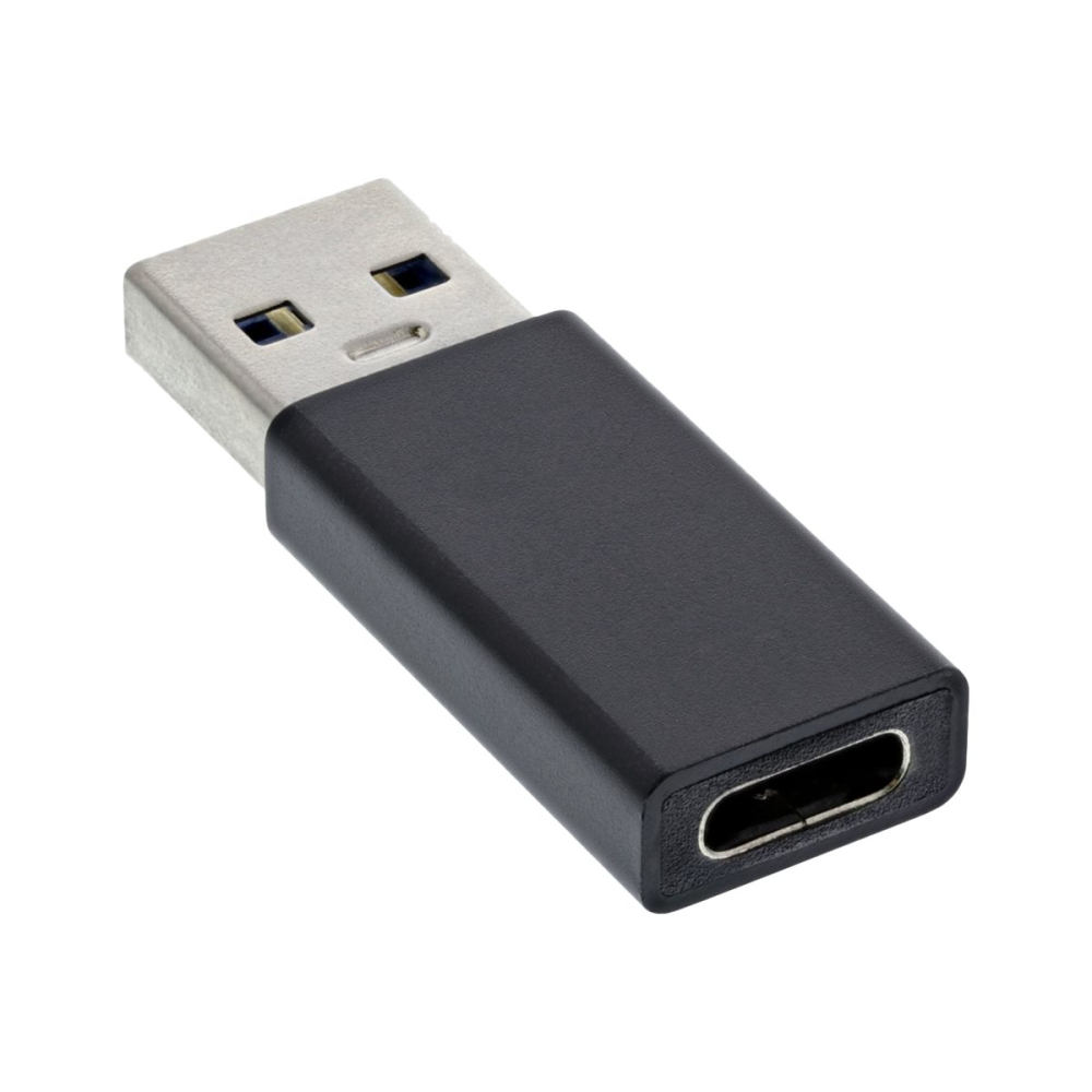 InLine® USB 3.2 Gen.2 Adapter USB-A Stecker auf USB Typ-C Buchse