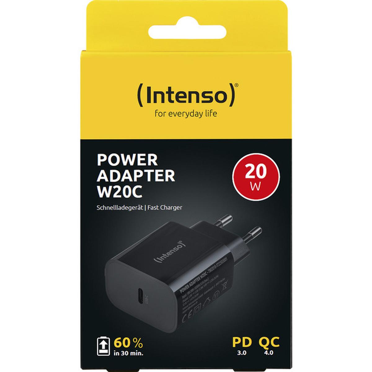 Intenso 20W USB-C Ladegerät schwarz