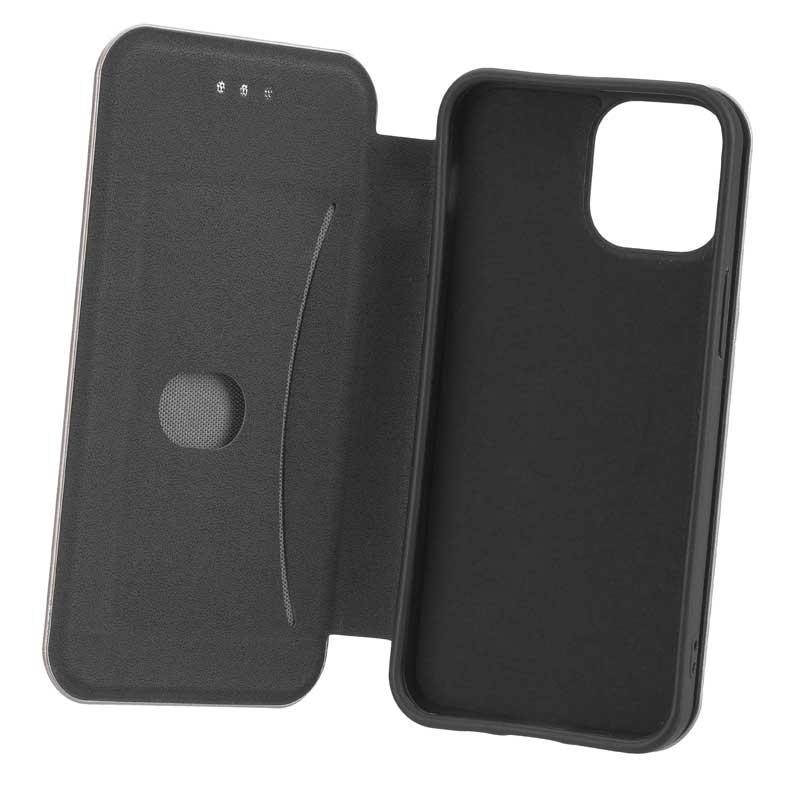 Peter Jäckel COMMANDER CURVE Book Case DELUXE für Apple iPhone 14 Pro Elegant Royal Gold