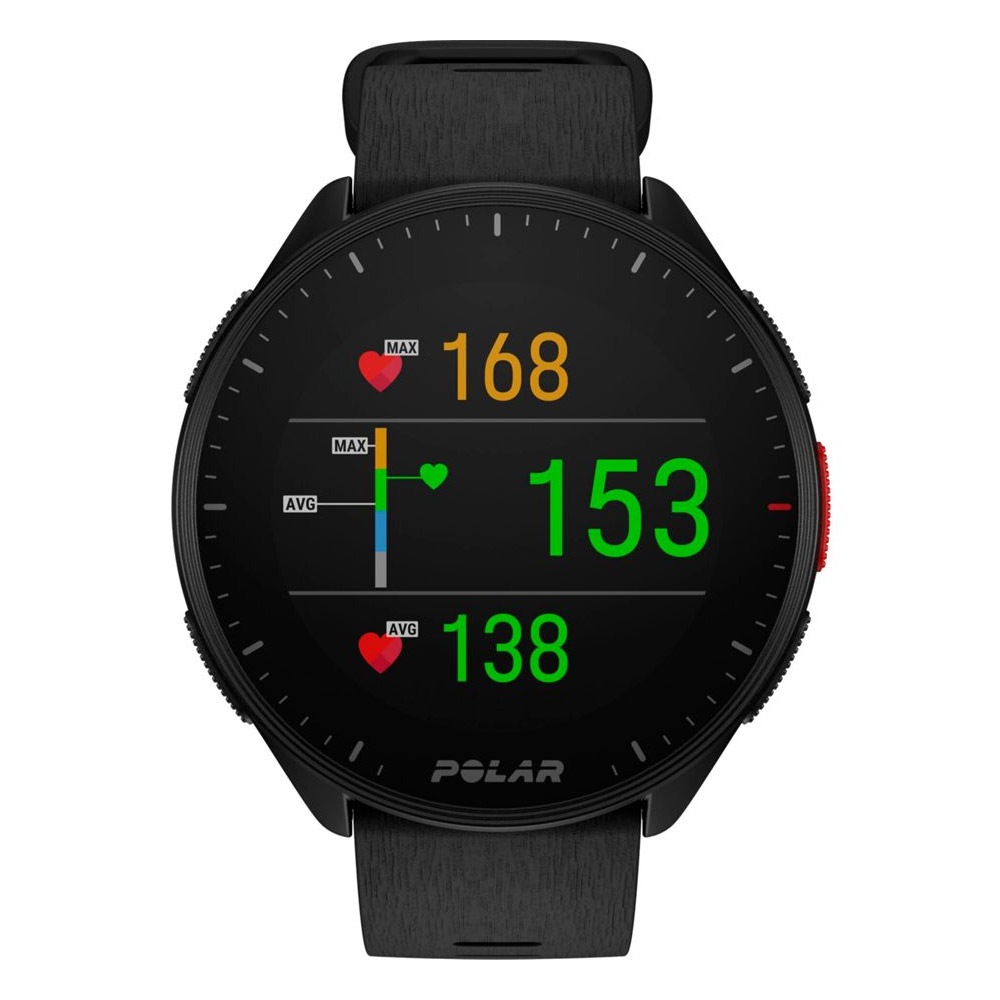 Polar Pacer GPS-Laufuhr 45mm S/L schwarz