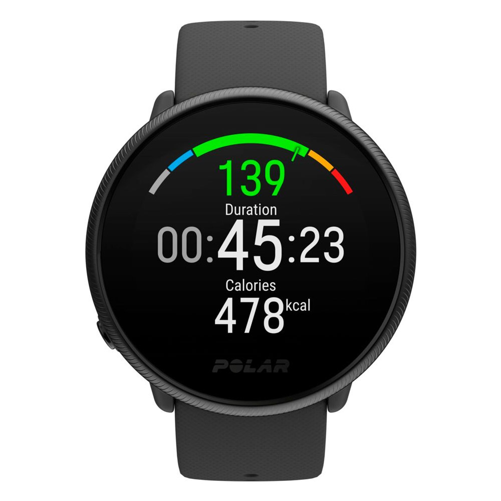 Polar Ignite 2 Pulsuhr mit integriertem Sensor 30mm S/L schwarz
