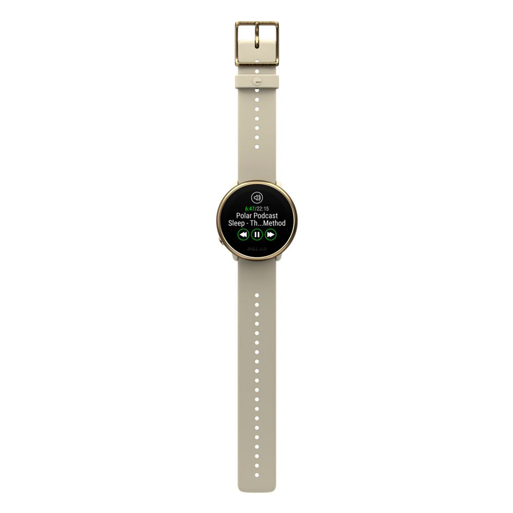 Polar Ignite 2 Pulsuhr mit integriertem Sensor 30mm S/L gold