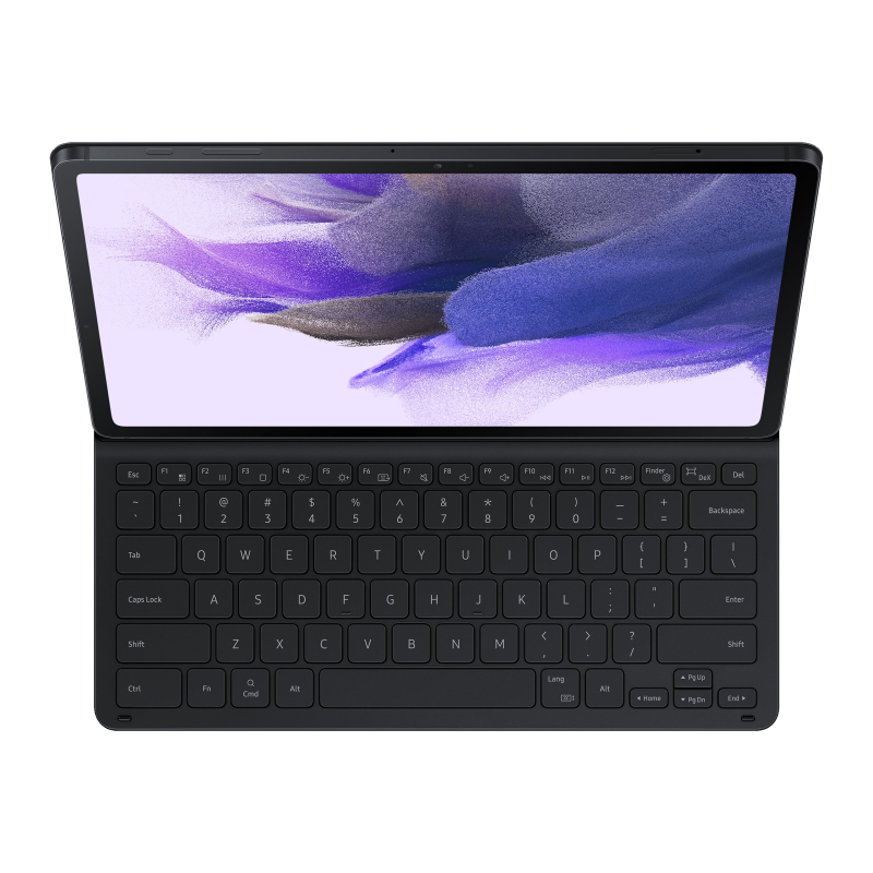 SAMSUNG Book Cover Keyboard Slim EF-DT730 für das Galaxy Tab S7+ / Tab S7 FE, Tastatur