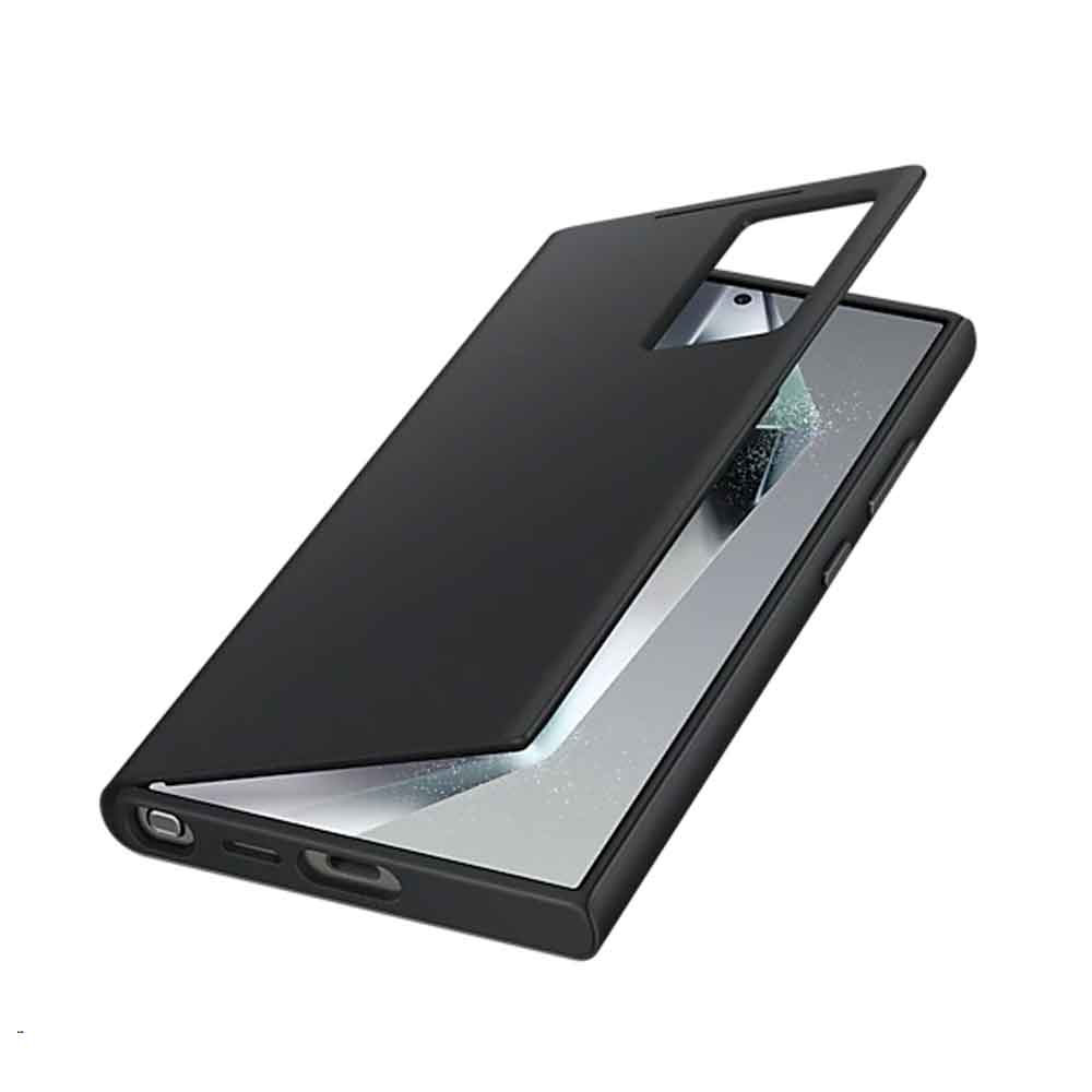 Samsung Smart View Wallet Case für Galaxy S24 Ultra schwarz