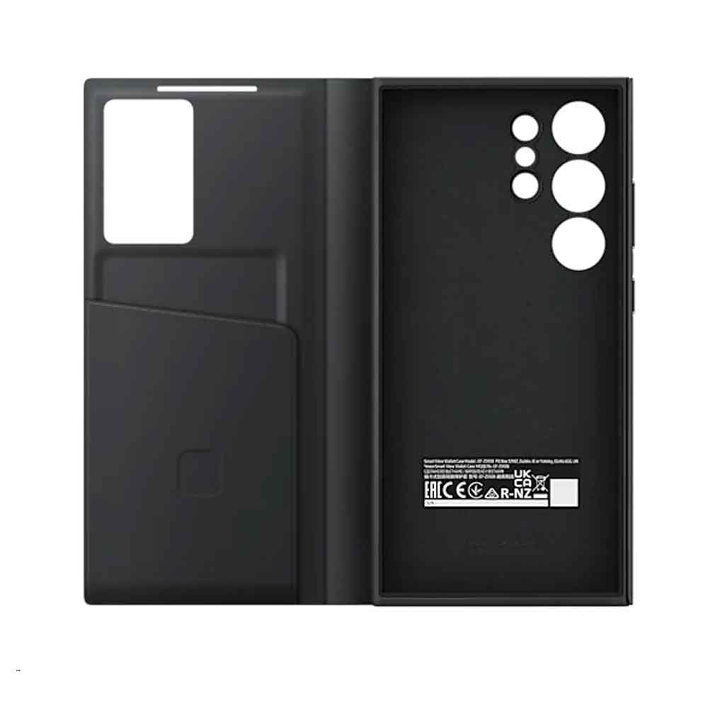 Samsung Smart View Wallet Case für Galaxy S24 Ultra schwarz