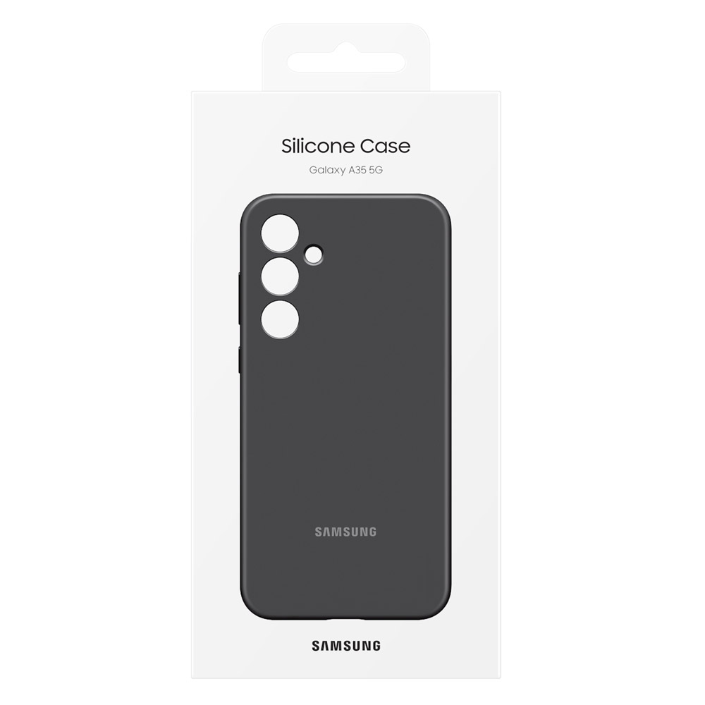 Samsung Silicone Smartphone Case EF-PA356 für das Galaxy A35 5G schwarz