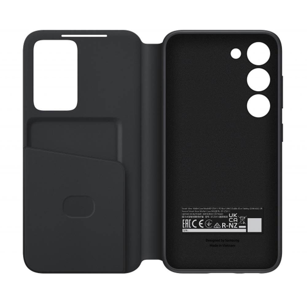 Samsung Smart View Wallet Smartphone Case EF-ZS911 für Galaxy S23 schwarz (2.Wahl)