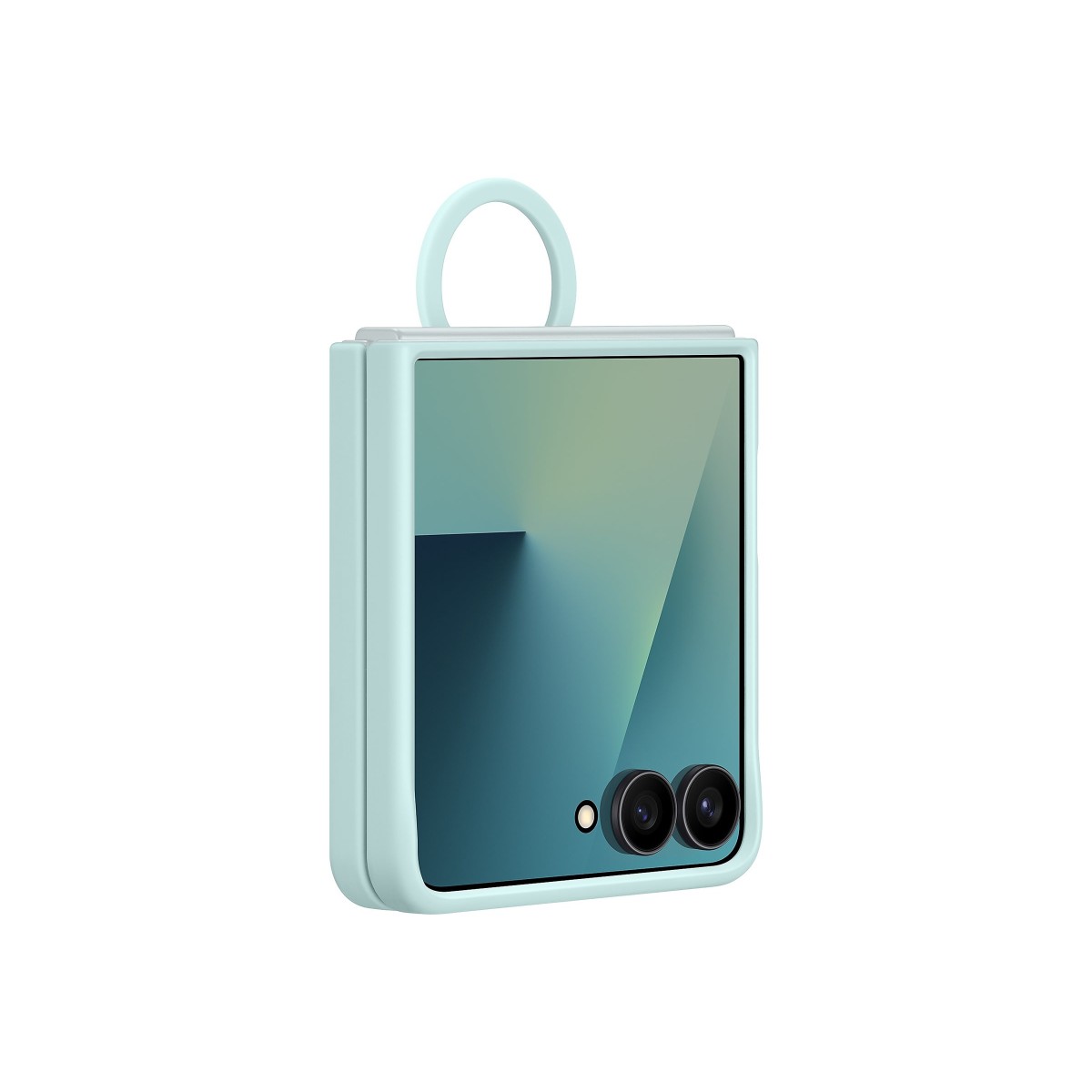 Samsung EF-PF766 Silicone Ring Case Handyhülle für Galaxy Z Flip7 mint (2.Wahl)