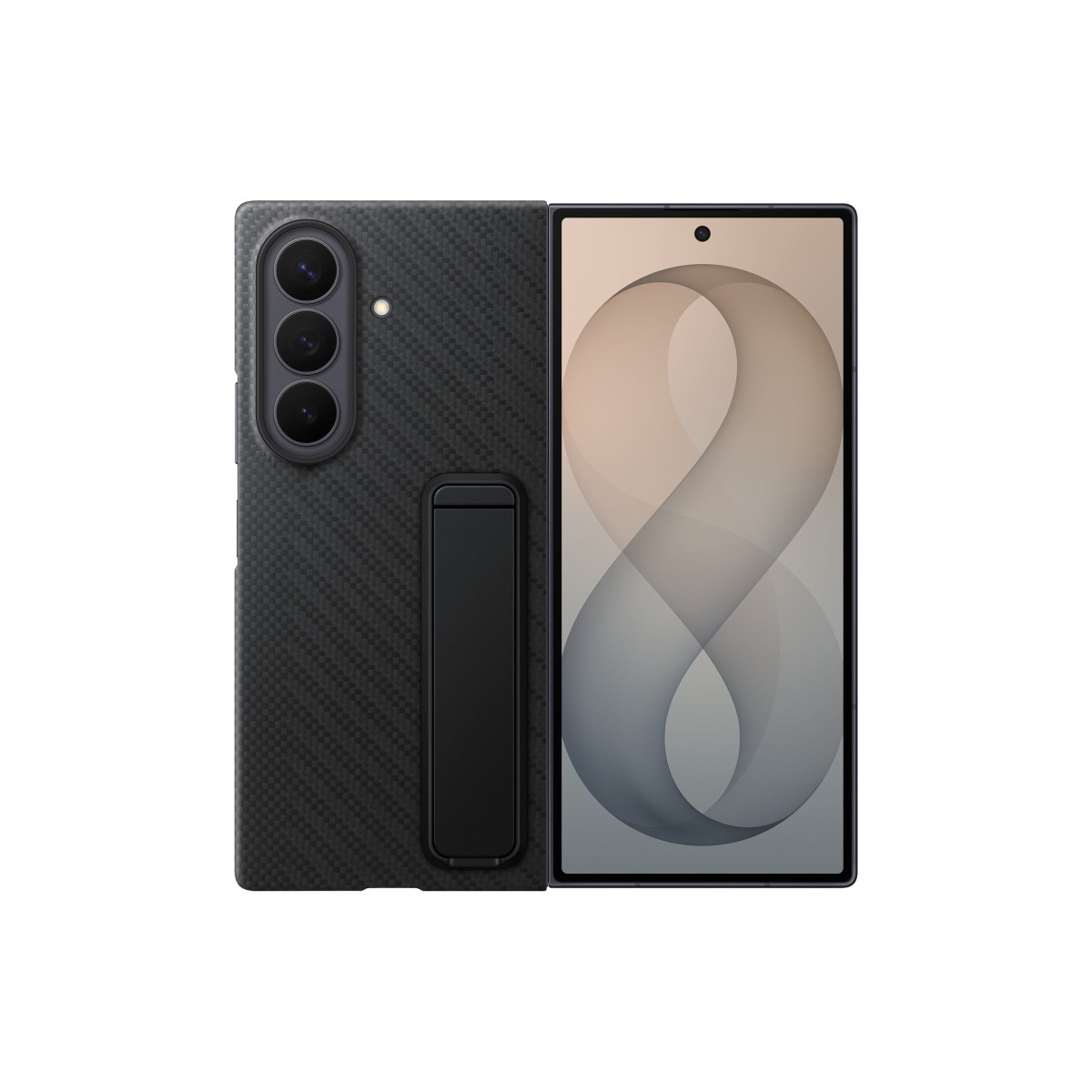 Samsung EF-XF976 Carbon Standing Case für Galaxy Z Fold8 Ultra schwarz