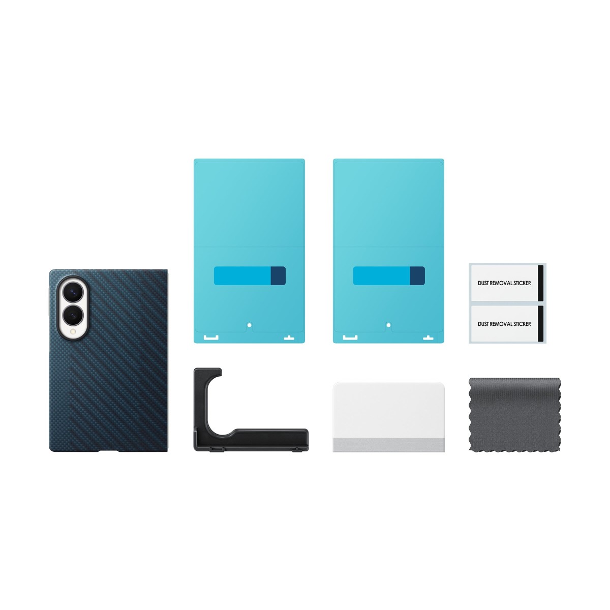 Samsung Carbon Magnet EF-KF971 Handyhülle für Galaxy Z Fold8 blau